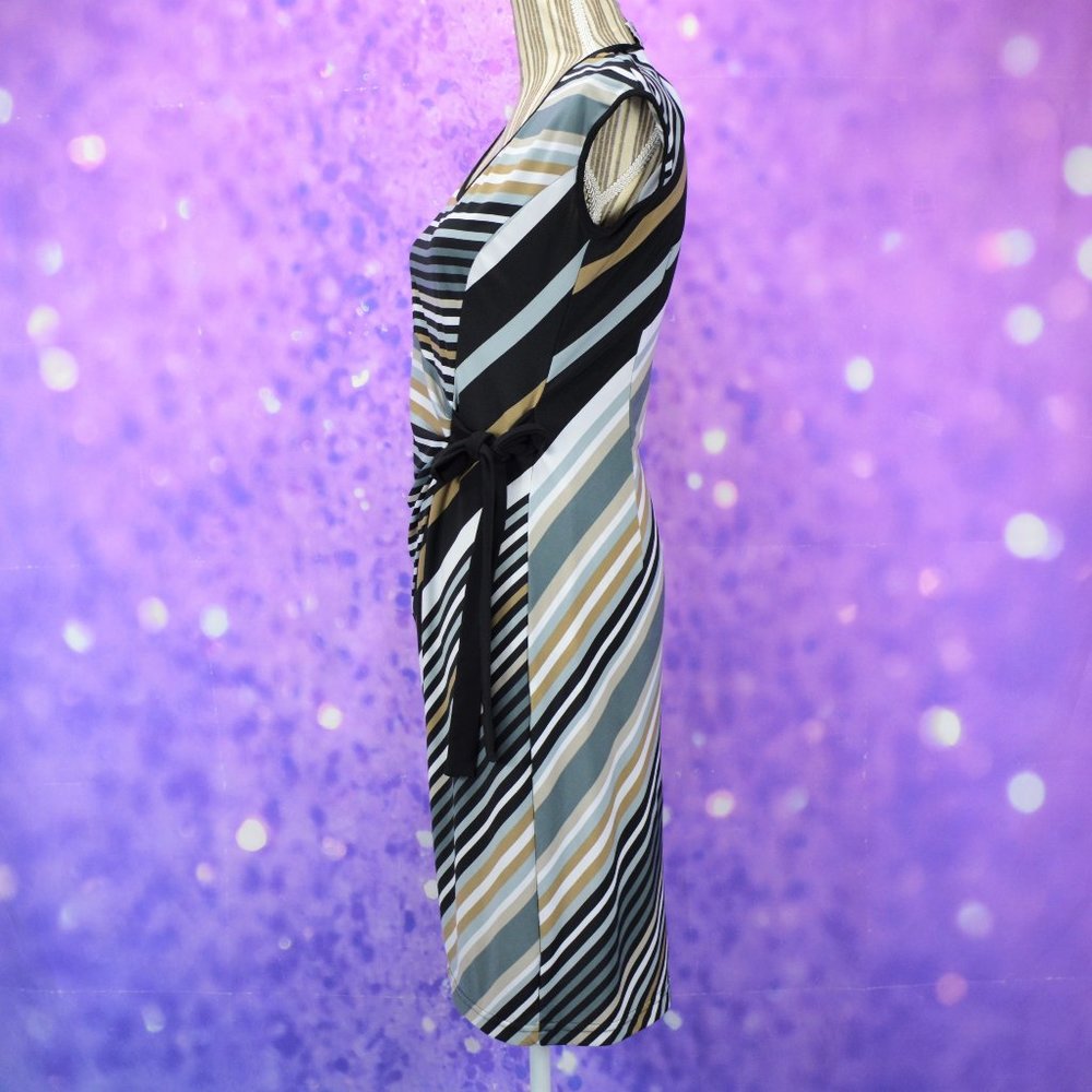 Joseph Ribkoff Striped Dress - Picture 3 of 5